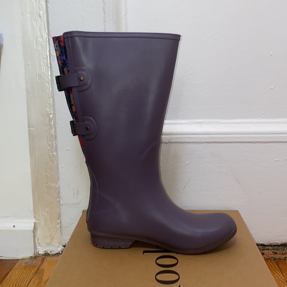 Crooks Size 9 Wode Calf rain boots - purple